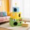 Show in main carousel: Happy & Polly Dopamine Dream Cake 49.2-in Fleece Cat Tree & Condo slide 2 of 9