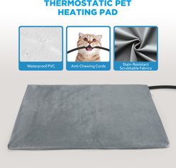 Invenho Indoor Heated Cat House, Grey, Large slide 2 of 7