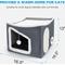 Show in main carousel: Invenho Indoor Heated Cat House, Grey, Medium slide 2 of 7