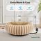 Show in main carousel: Invenho Rabbit Fleece & Teddy Fleece Strips Heated Cat & Dog Bed, 20-in x 12-in, Brown slide 6 of 8