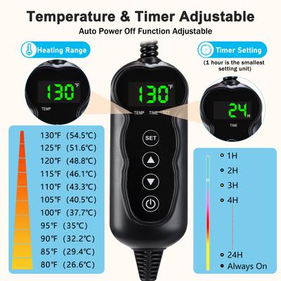 Show full view: Invenho Rabbit Fleece & Teddy Fleece Strips Heated Cat & Dog Bed, 20-in x 12-in, Grey slide 4 of 8