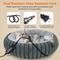 Show in main carousel: Invenho Rabbit Flannel Heated Cat & Dog Bed, 20-in x 12-in, Grey slide 2 of 8