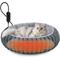 Show in main carousel: Invenho Rabbit Flannel Heated Cat & Dog Bed, 20-in x 12-in, Grey slide 1 of 8