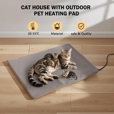 Show full view: Invenho Fine Wire Cat House with Double Door, Black, 20-in x 17-in slide 2 of 8