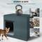Show in main carousel: Invenho Fine Wire Cat House with Double Door, Black, 20-in x 17-in slide 5 of 8