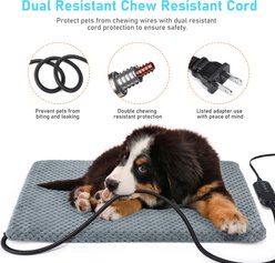 Invenho Heated Dog & Cat Bed, Grey, X-Large slide 2 of 9