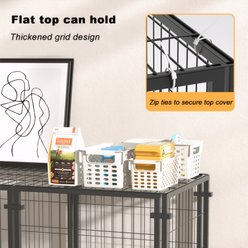 Zeus & Ruta Dog Crate, Black slide 2 of 6