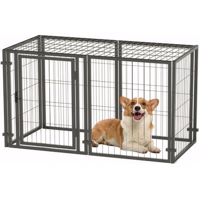 Zeus & Ruta Zeus & Ruta Dog Crate, Black