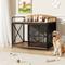 Show in main carousel: jansno Heavy Duty Farmhouse Wooden End Table Furniture Style Dog Crate slide 3 of 7