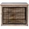 Show in main carousel: jansno Double Door Wooden Indoor Furniture Style Dog Crate slide 5 of 5