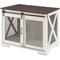 Show in main carousel: jansno Farmhouse Wooden End Table Furniture Style Dog Crate slide 5 of 5