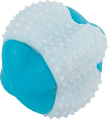 Show full view: KONG Goomz Dental Ball Dog Toy, Teal, X-Small/Small slide 4 of 5