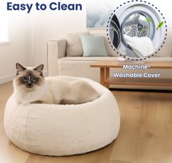 PawsPik Perfect Comfort Orthopedic Faux Rabbit Fur Memory Foam Cat & Small Dog Bed slide 2 of 9