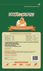 LuckyQworms Dried Mealworms Chicken Bird & Fish Treats, 10-oz bag slide 2 of 5