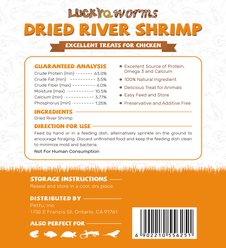 LuckyQworms Dried River Shrimp Perfect Chicken, Aquariums & Birds Treats, 5-lb bag slide 2 of 6