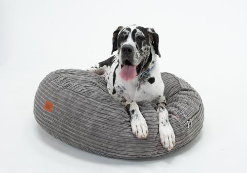Show full view: Cordaroys Forever Terry Corduroy Dog Bed, Dark Grey, 40-in slide 5 of 6