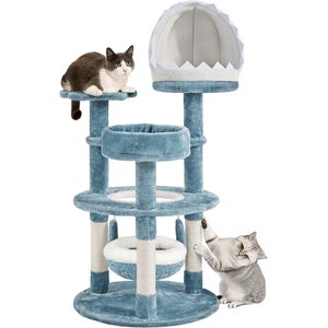 Yaheetech Ocean-Themed Multi-Level Cat Tree, 45.5-in