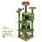 Show in main carousel: Yaheetech 54.5-in Cactus Cat Tree, Medium, Green & Brown slide 2 of 10