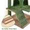 Show in main carousel: Yaheetech 54.5-in Cactus Cat Tree, Medium, Green & Brown slide 5 of 10