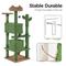 Show in main carousel: Yaheetech 54.5-in Cactus Cat Tree, Medium, Green & Brown slide 4 of 10