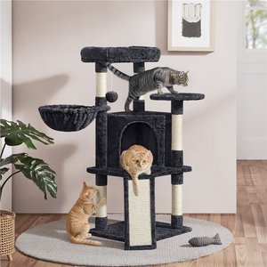 Yaheetech Professional 42-in Cat Tree, Black
