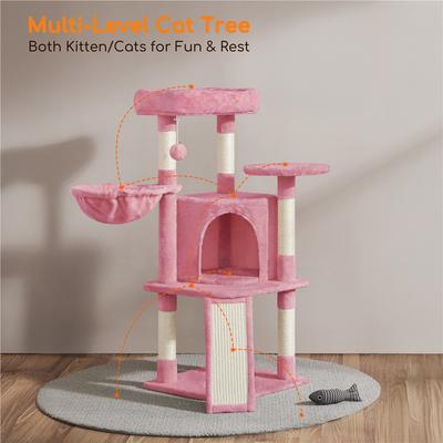 Show full view: Yaheetech Professional 42-in Cat Tree slide 6 of 11
