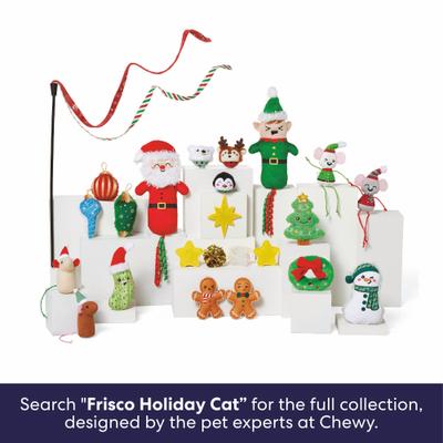 Show full view: Frisco Holiday Fabric Teaser Wand Cat Toy slide 5 of 8
