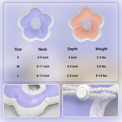 Show full view: Happy & Polly Protective Recovery Cone Cat Collar, Pink, Small slide 10 of 10