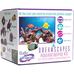 CaribSea LifeRock Dreamscapes Assortment Box Saltwater Aquarium Rock, Natural, 15 to 25-gal