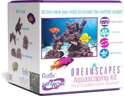 CaribSea LifeRock Dreamscapes Assortment Box Saltwater Aquarium Rock, Natural, 5 to 15-gal