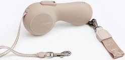Maison FurRéal ChocoLéash Flagship with Hand Warming & Power Bank Retractable Dog Leash, Sandy Rose, 9-ft long, 1.75-in wide