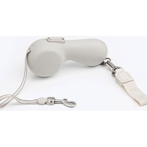 Maison FurRéal ChocoLéash Ultra Lightweight Retractable Dog Leash, Cashmere Beige, 9-ft long, 1.75-in wide