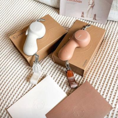 Show full view: Maison FurRéal ChocoLéash Flagship with Hand Warming & Power Bank Retractable Dog Leash, Cashmere Beige, 9-ft long, 1.75-in wide slide 7 of 13