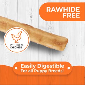 Canine Naturals Hide-Free Puppy Sticks Chicken Dog Treat, 10 count