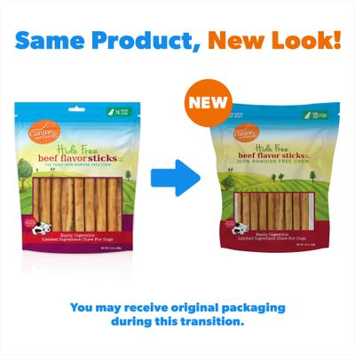 Show full view: Canine Naturals Hide Free 5-inch Beef Flavor Stick Dog Chew, 10 count slide 3 of 12