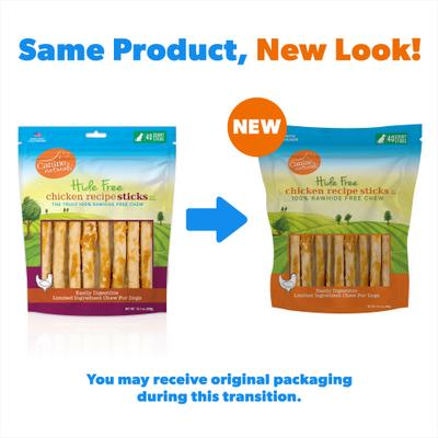 Show full view: Canine Naturals Hide Free Chicken Recipe Stick Dog Chew, 40 count slide 3 of 12