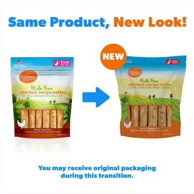 Show full view: Canine Naturals Hide Free Chicken Recipe Small Rolls Dog Treat, 6 Count slide 3 of 12