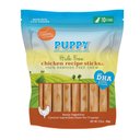 Canine Naturals Hide-Free Puppy Sticks Chicken Dog Treat, 10 count