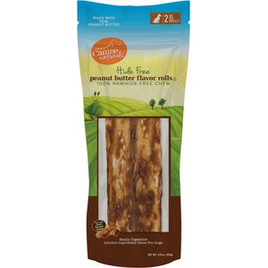 Canine Naturals Hide Free Peanut Butter Flavor Roll Dog Chew Treat, X-Large