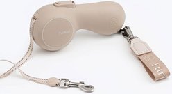 Maison FurRéal ChocoLéash Ultra Lightweight Retractable Dog Leash, Sandy Rose, 9-ft long, 1.75-in wide