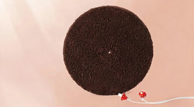 Happy & Polly Mushroom Cat Scratcher Toy for Halloween