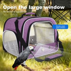 Halinfer Travel Bird Carrier Cage, Purple slide 2 of 7