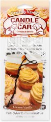 Pet Odor Exterminator Creamy Vanilla Car Hanger Dog, Cat & Small Pet Deodorizer, 0.25-oz bag