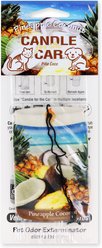 Pet Odor Exterminator Pineapple Coconut Car Hanger Dog, Cat & Small Pet Deodorizer, 0.25-oz bag