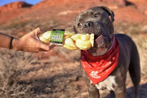 Show full view: Redbarn Puff Braid Beef Esophagus Large Dog Treat, 1 count slide 5 of 10