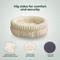Show in main carousel: Kylinsure Super Soft Plush Faux Fur Orthopedic Round Dog & Cat Bed with Anti-Slip Bottom, Cream, Medium: 24-in slide 4 of 10