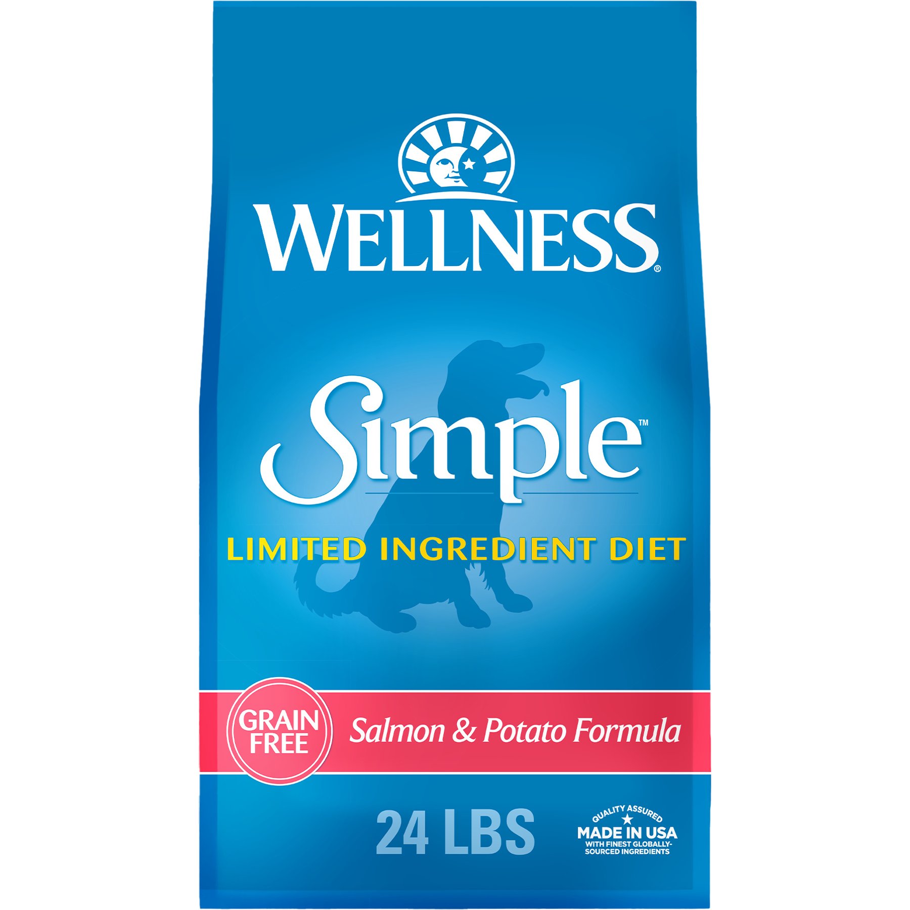Wellness L.I.D. Salmon & Potato Dry Dog Food, 24-lb bag