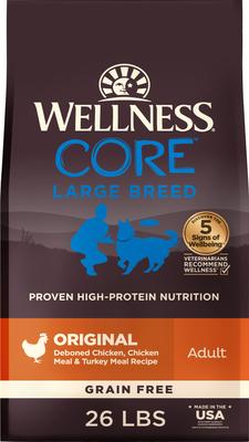 WELLNESS CORE Grain-Free Large Breed Chicken Turkey Recipe