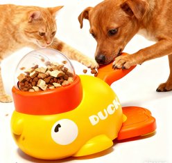 Cozypal Dog Slow Feeder Puzzle Dog & Cat Toy, Orange