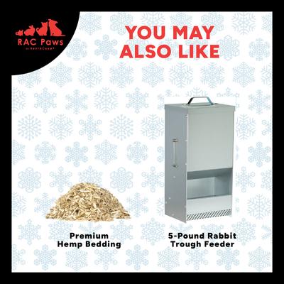 Show full view: RAC Paws by RentACoop Zero Chill Heated Small Animal Waterer with Insulated Cover, 64-oz slide 8 of 10